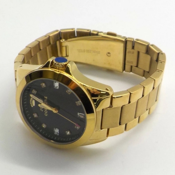 ***SOLD*** Juicy Couture Women's Stella Black Dial Crystal Markers Watch - Picture 3 of 7